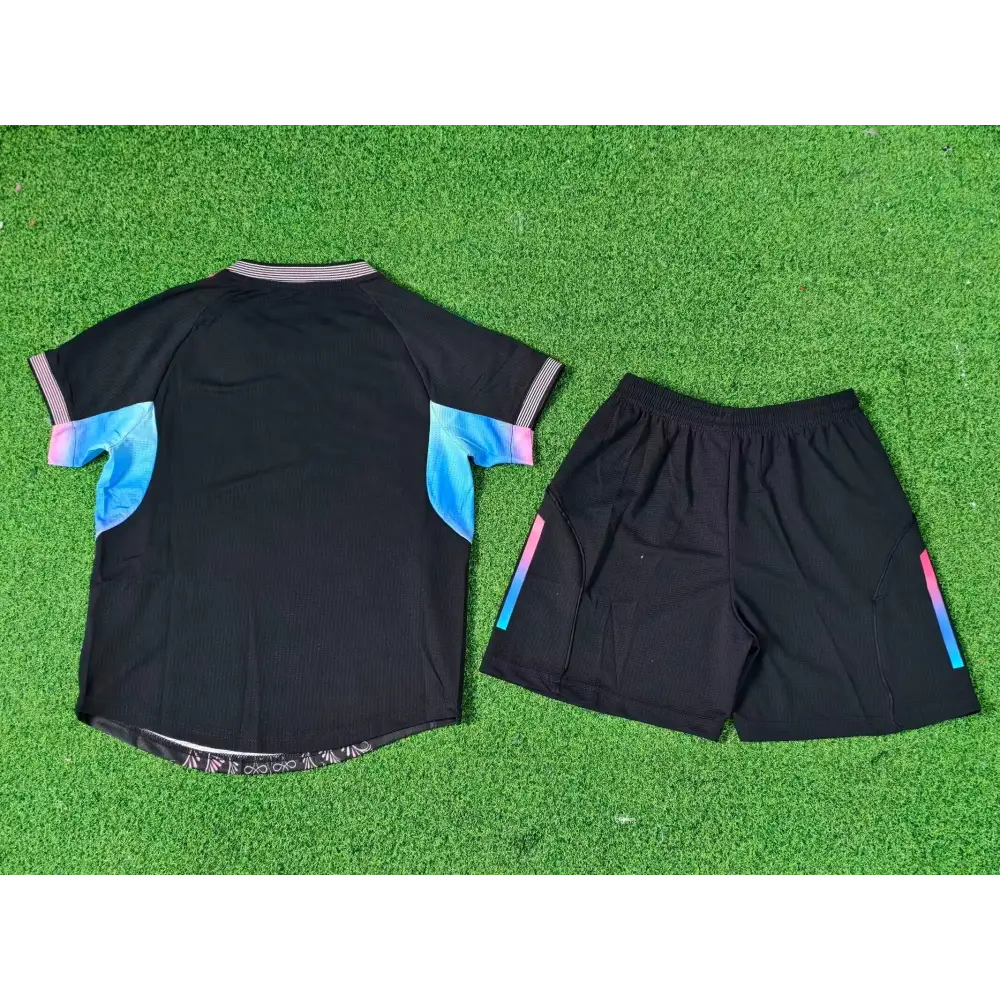Kit enfant Algérie noir et bleu 2025/2026