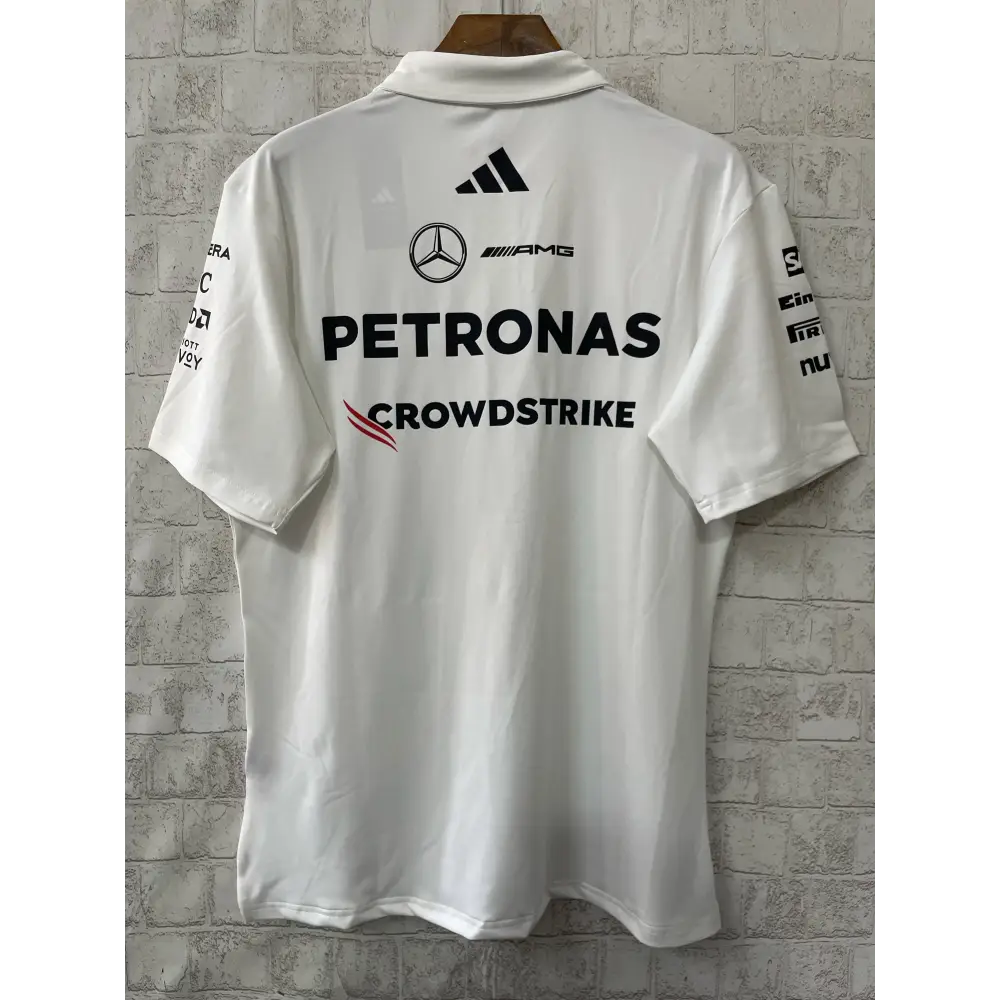Mercedes F1 polo blanc 2026
