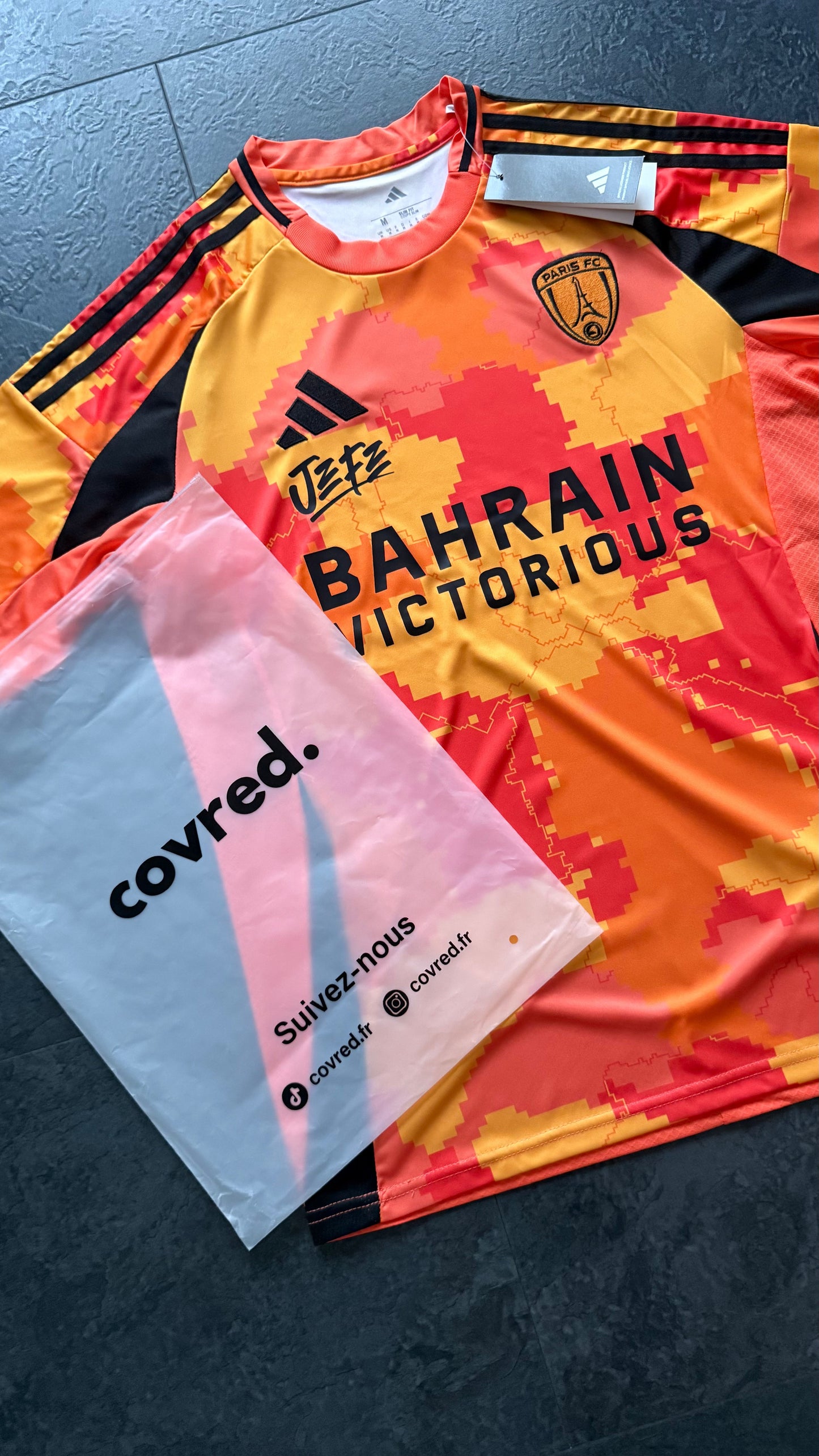 Paris FC - Maillot Ninho 2025 – Orange
