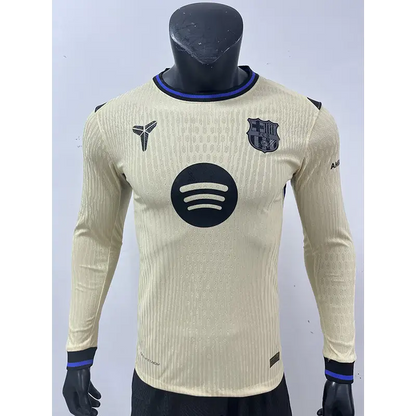 FC Barcelone Extérieur Version Joueur Manches Longues 2025/2026