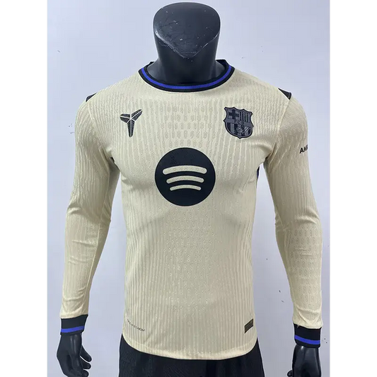 FC Barcelone Extérieur Version Joueur Manches Longues 2025/2026