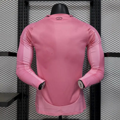 Inter Miami CF Domicile Version Joueur Manches Longues 2025/2026