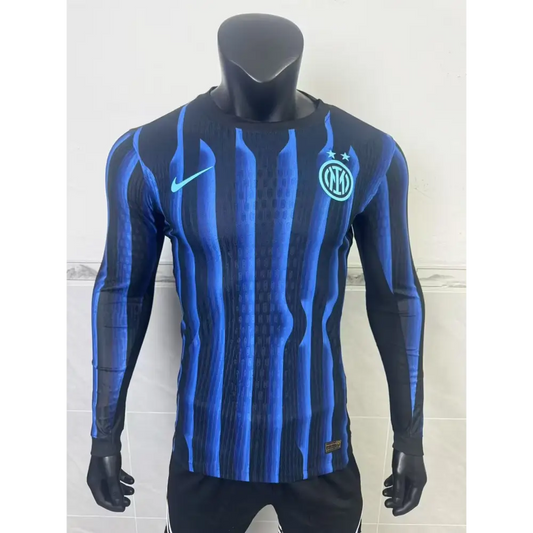 Inter Milan Domicile Version Joueur Manches Longues 2025/2026