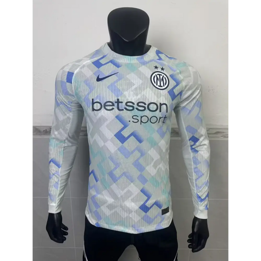 Inter Milan Extérieur Manches Longues Version Joueur 2025/2026
