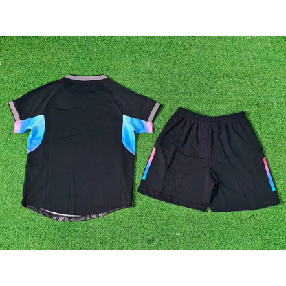 Kit enfant Algérie noir et bleu 2025/2026