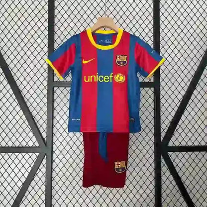 Kit Enfant FC Barcelone Domicile Retro 2010/2011