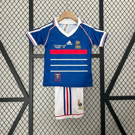 Kit enfant France Domicile Coupe du Monde 1998