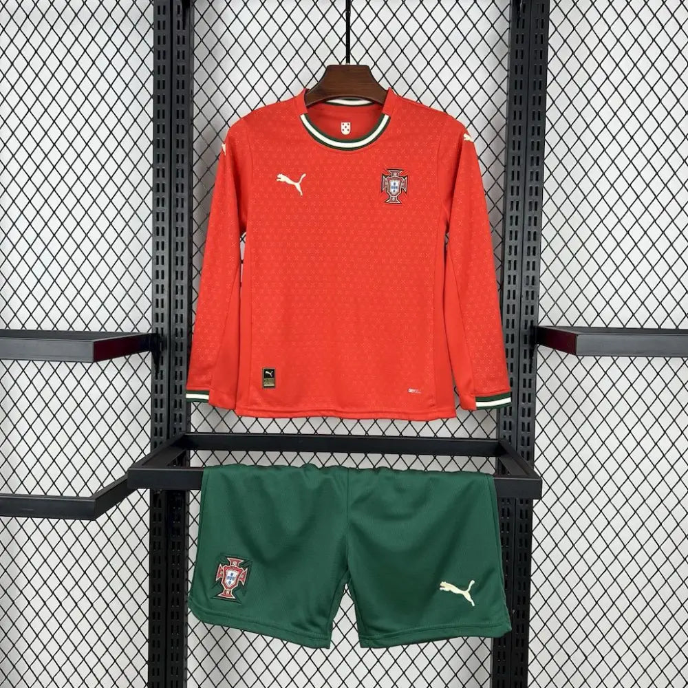 Kit enfant Portugal Domicile Manches Longues 2025/2026