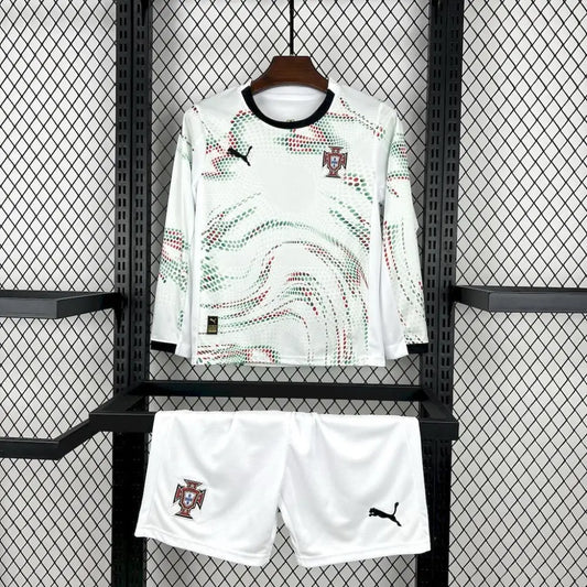 Kit enfant Portugal Extérieur Manches Longues 2025/2026
