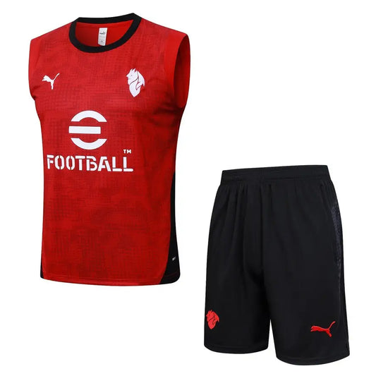 Kit Entraînement AC Milan rouge 2025/2026
