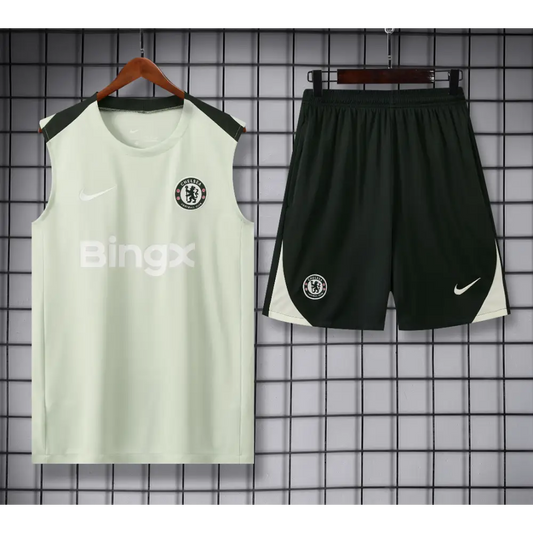 Kit Entraînement Chelsea Vert Clair 2025/2026