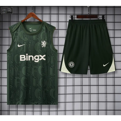Kit Entraînement Chelsea Vert & Motifs 2025/2026