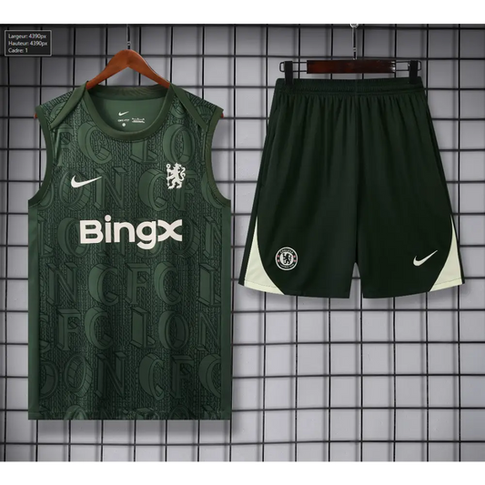 Kit Entraînement Chelsea Vert & Motifs 2025/2026