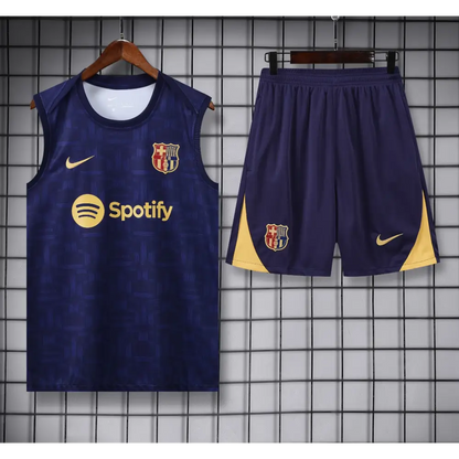 Kit Entraînement FC Barcelone Bleu & Jaune 2025/2026
