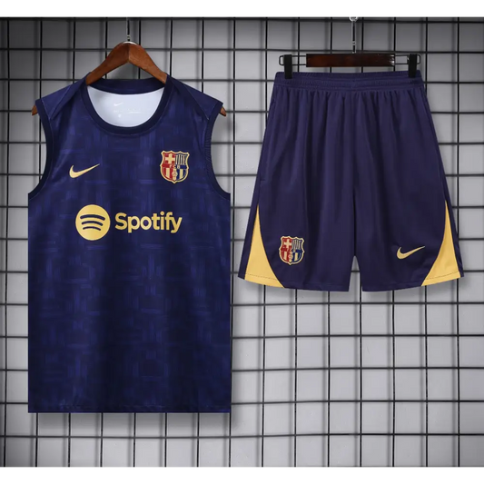 Kit Entraînement FC Barcelone Bleu & Jaune 2025/2026