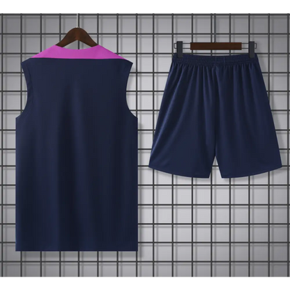 Kit Entraînement FC Barcelone Bleu & Rose 2025/2026