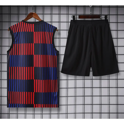 Kit Entraînement FC Barcelone Rouge & Bleu 2025/2026