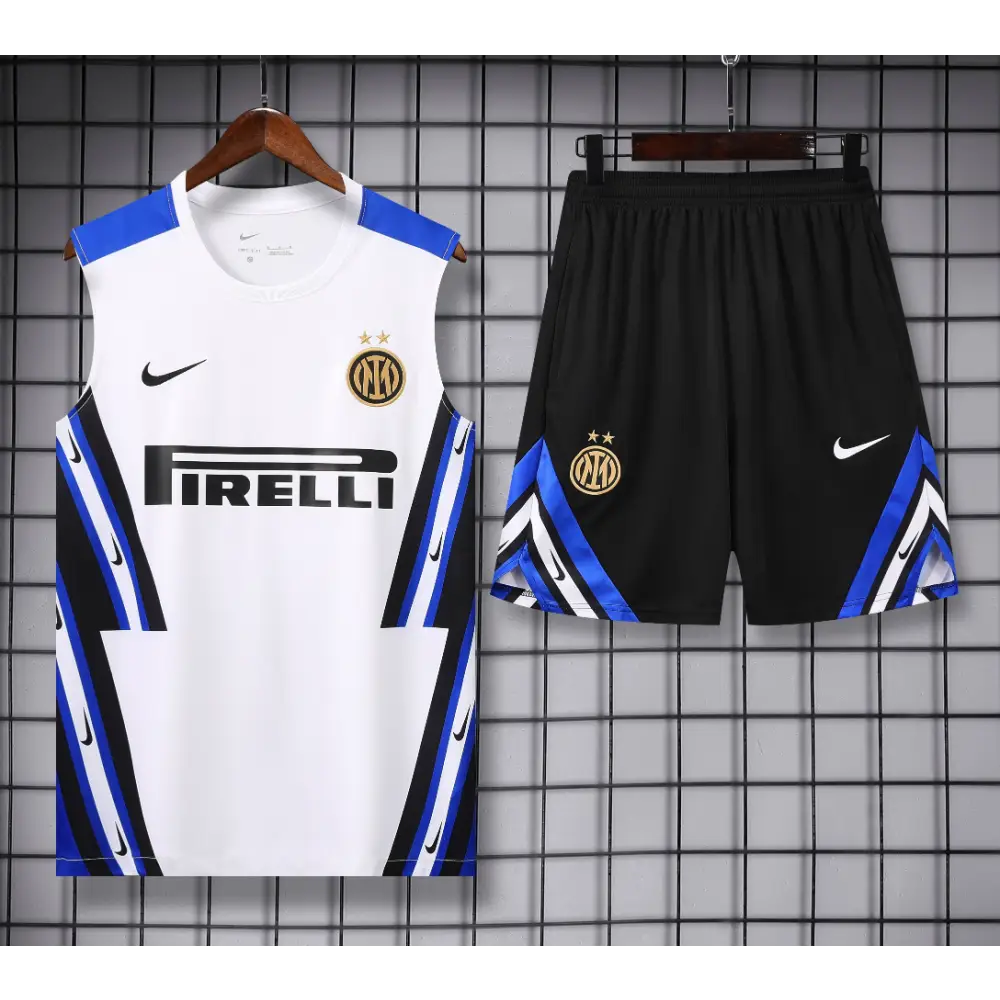 Kit Entraînement Inter Milan Noir & Blanc 2025/2026
