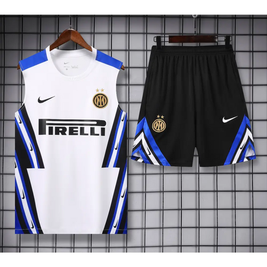 Kit Entraînement Inter Milan Noir & Blanc 2025/2026