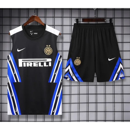 Kit Entraînement Inter Milan Noir & Bleu 2025/2026
