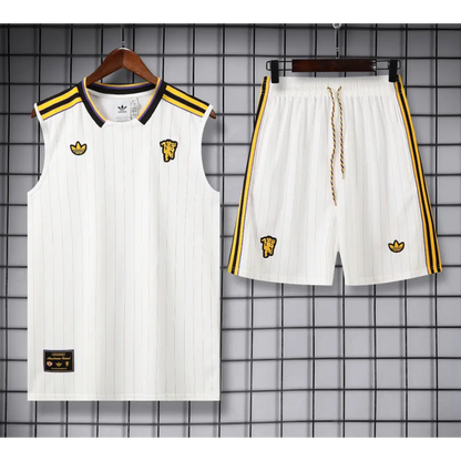Kit Entraînement Manchester United Blanc 2025/2026