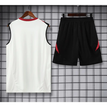Kit Entraînement Manchester United Noir Rouge & Blanc 2025/2026