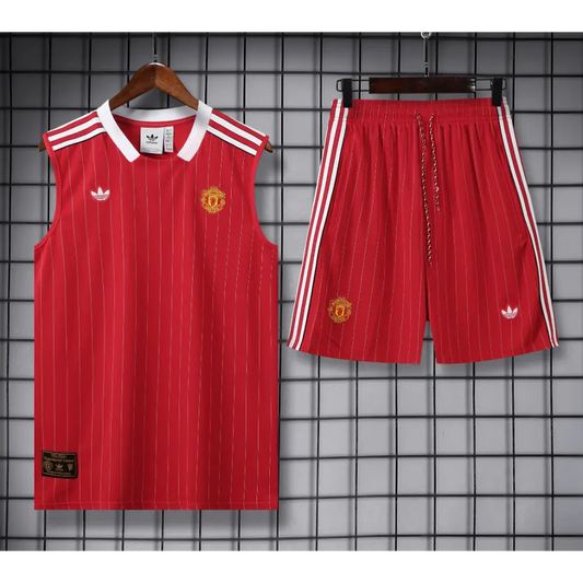 Kit Entraînement Manchester United Rouge 2025/2026