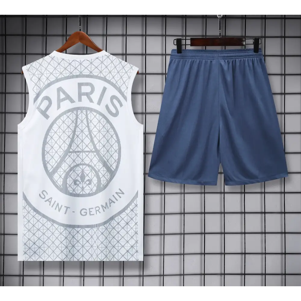 Kit Entraînement PSG Blanc & Motifs 2025/2026