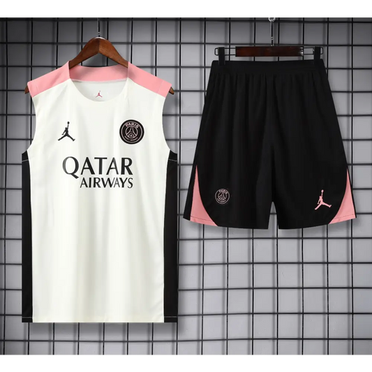 Kit Entraînement PSG Jordan Noir & Blanc 2025/2026