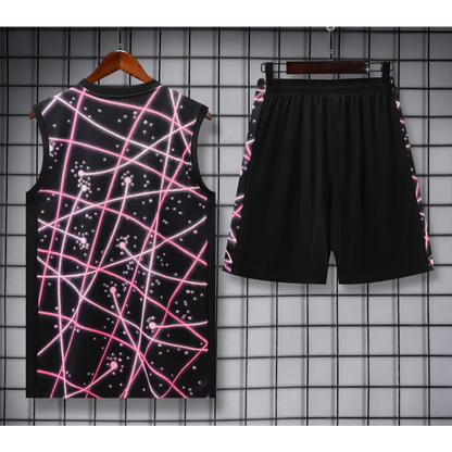 Kit Entraînement PSG Jordan Noir & rose 2025/2026