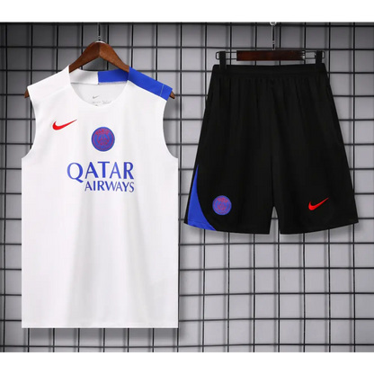 Kit Entraînement PSG Noir & Blanc 2025/2026