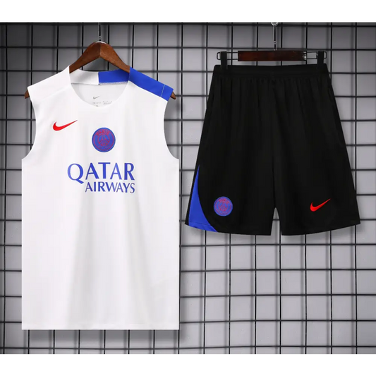 Kit Entraînement PSG Noir & Blanc 2025/2026