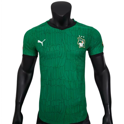 Maillot Cote d'Ivoire Vert Version Joueur 2025/2026