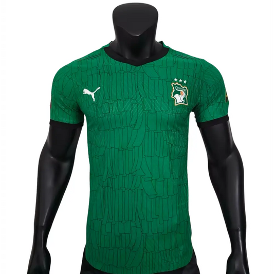 Maillot Cote d'Ivoire Vert Version Joueur 2025/2026