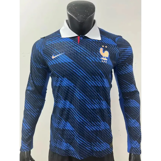 Maillot France Domicile Version joueur Manches Longues Coupe du Monde 2026