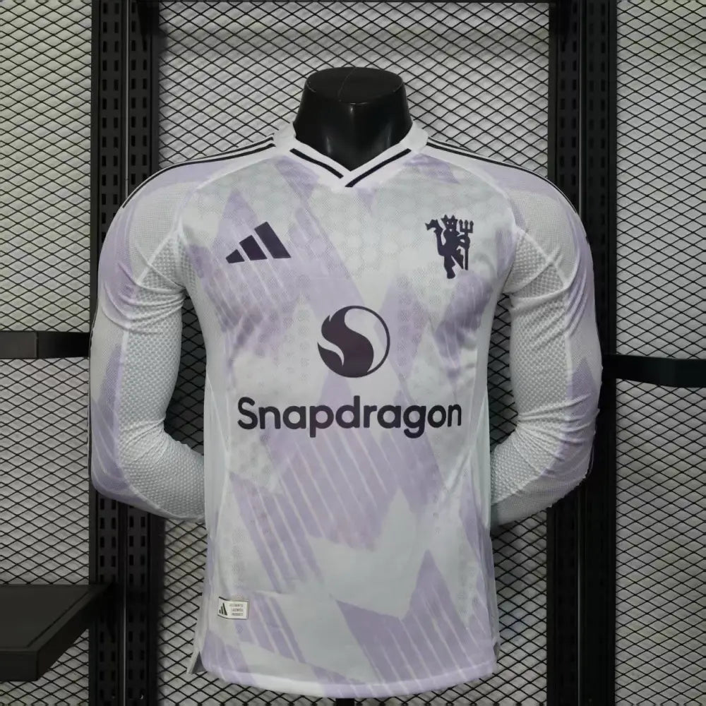 Maillot Manchester United Extérieur Manches Longues version joueur 2025/2026