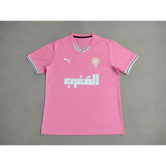 Maillot Maroc Rose et Blanc 2025/2026