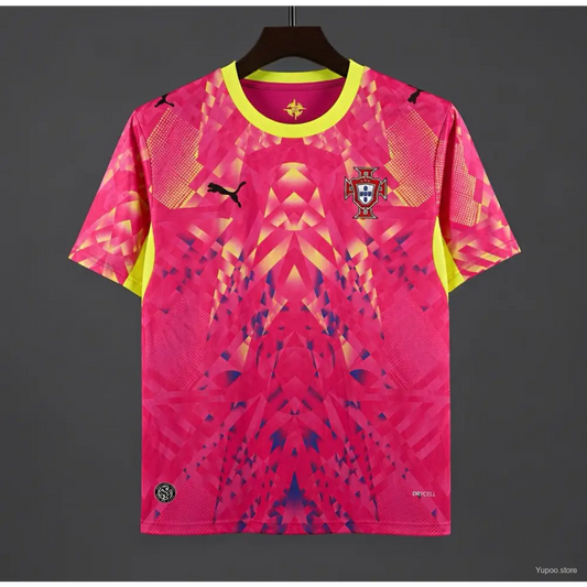Maillot Portugal Coupe du Monde 2026 Gardien Rose