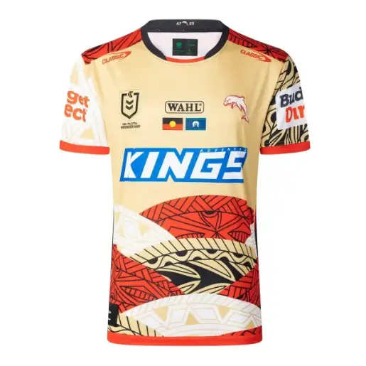 Maillot Rugby Dolphins NRL 2026 Indigenous