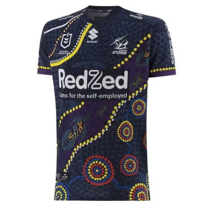 Maillot Rugby Melbourne Storm NRL 2026 Indigenous