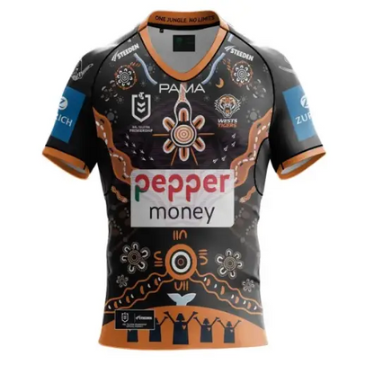 Maillot Rugby West Tigers NRL 2026 Indigenous