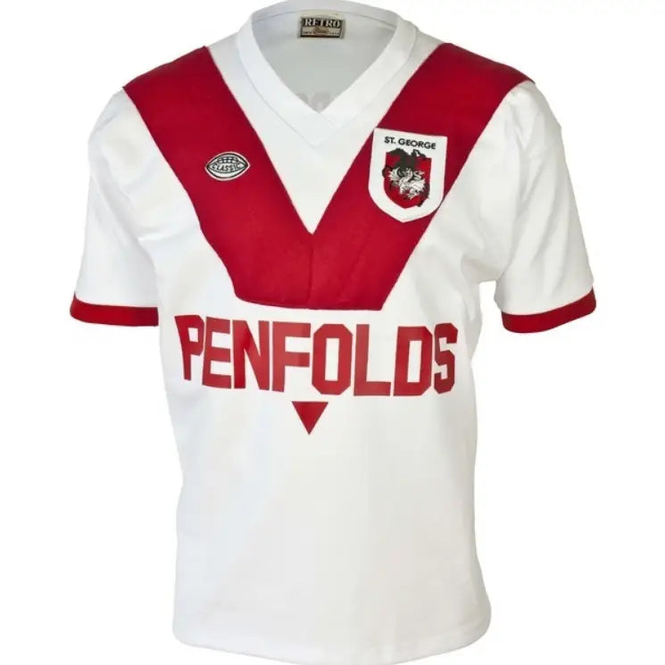 Maillot Rugby Illawarra St. George Dragons 1979