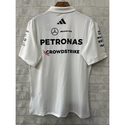 Mercedes F1 polo blanc 2026