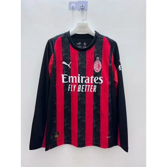 Milan AC Domicile Manches Longues 2025/2026