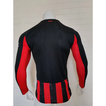 Milan AC Domicile Manches Longues Version Joueur 2025/2026