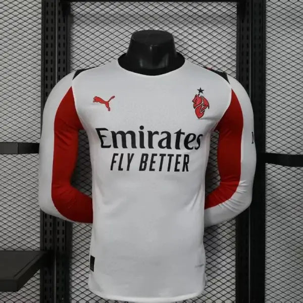 Milan AC Manches Longues Extérieur Version Joueur 2025/2026