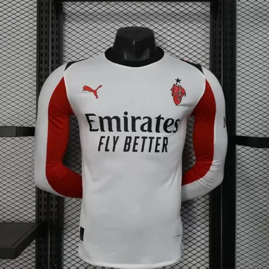 Milan AC Manches Longues Extérieur Version Joueur 2025/2026