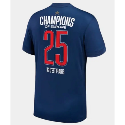 PSG Paris-Saint-Germain Domicile Champions d’Europe 25 collector 1 étoile