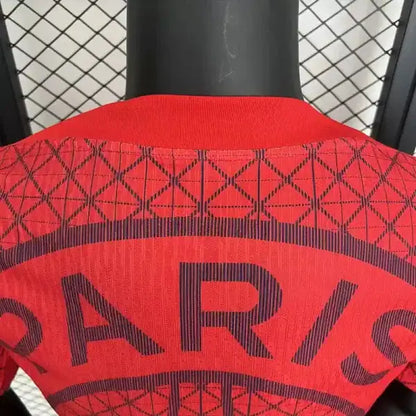 PSG Paris-Saint-Germain Training Rouge Version Joueur 2025/2026