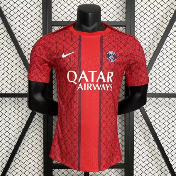PSG Paris-Saint-Germain Training Rouge Version Joueur 2025/2026